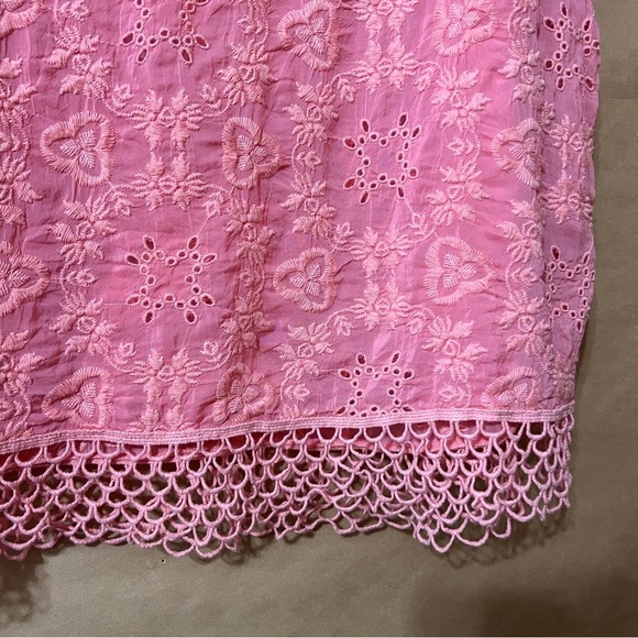 Johnny Was Pink Lace Sleeveless Top - Picture 11 of 12